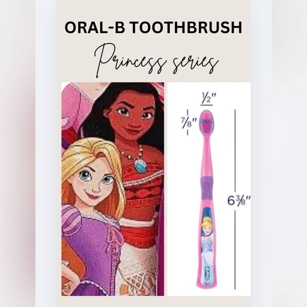 🌙 B31 - 1 Oral-B Princess Series Toothbrush